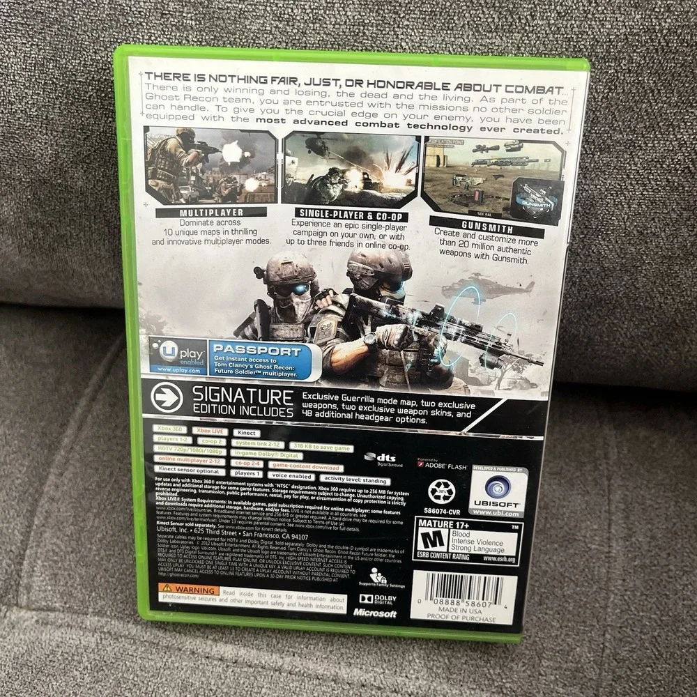 Tom Clancys Ghost Reacon Future Soilder Xbox 360 CIB Working Tested!